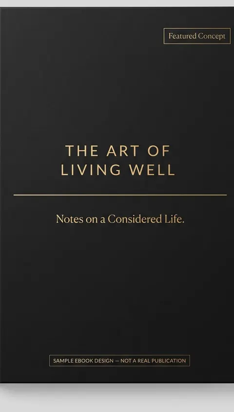 The Art of Living Well — Notes on a Considered Life